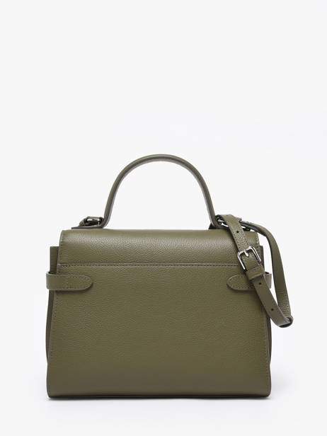 Cross Body Tas M Emilie Grainé Leder Le tanneur Groen emily TEMI1014 ander zicht 3